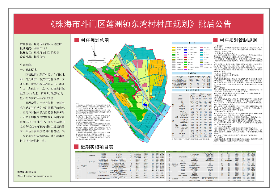 《珠海市斗門區(qū)蓮洲鎮(zhèn)東灣村村莊規(guī)劃》批后公告.jpg
